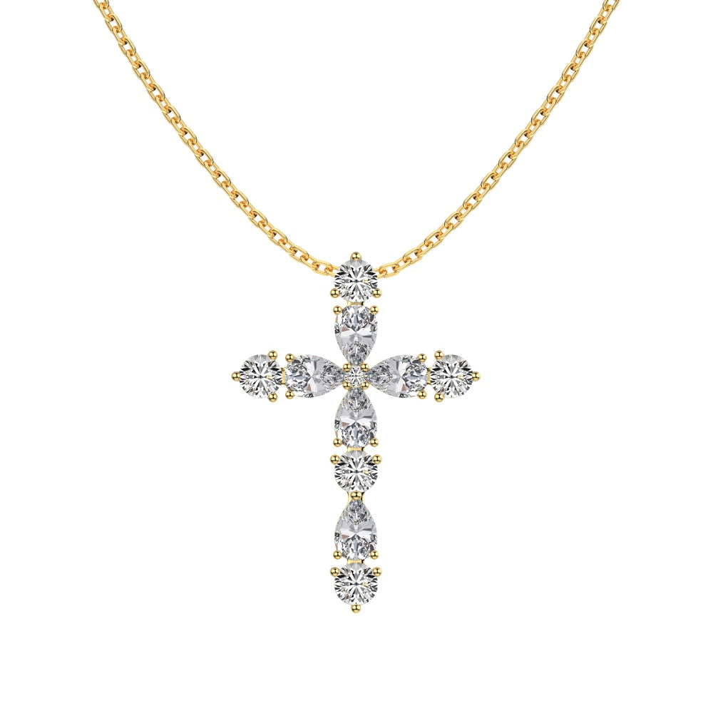 Iced Cross necklace