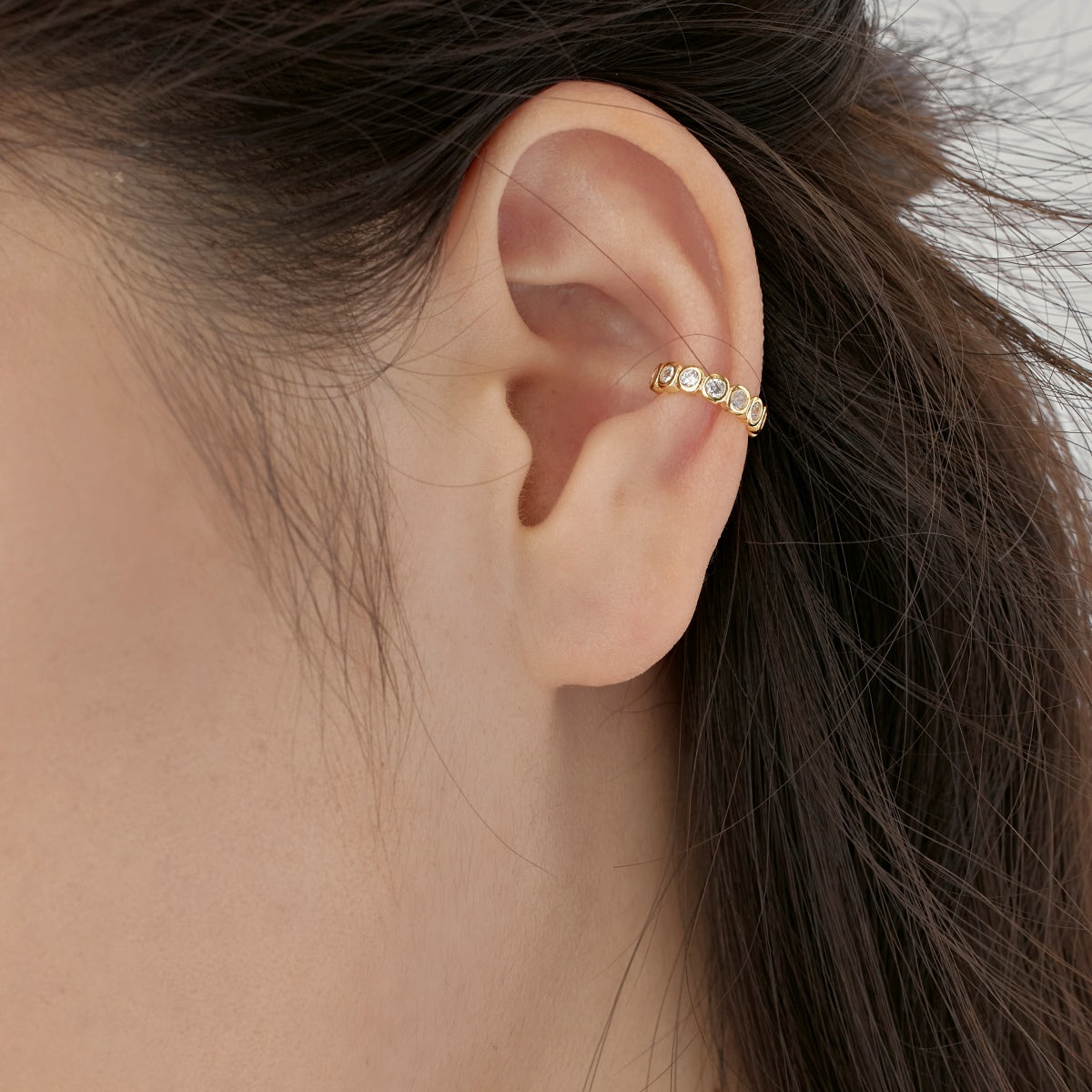 Bubble Gold Ear Clip