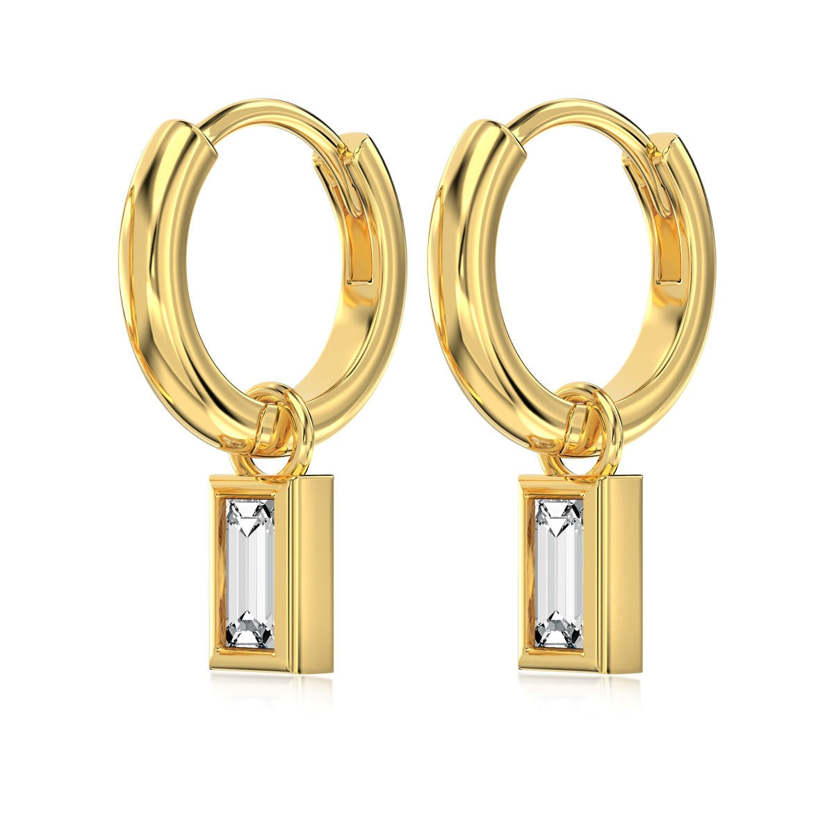 Angelina Gold Hoops