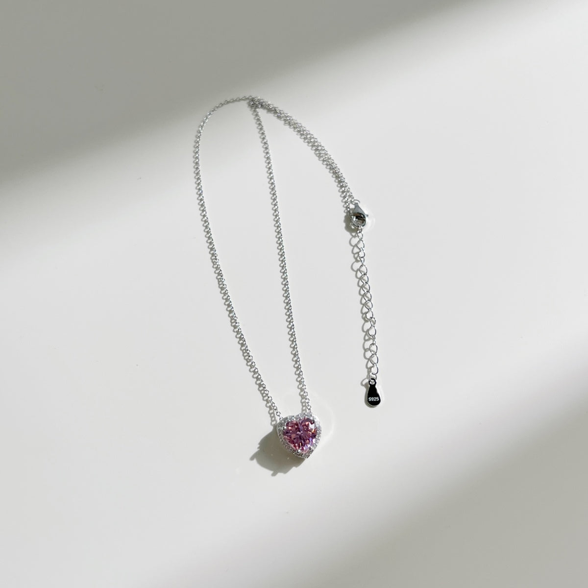 Pink Heart Necklace