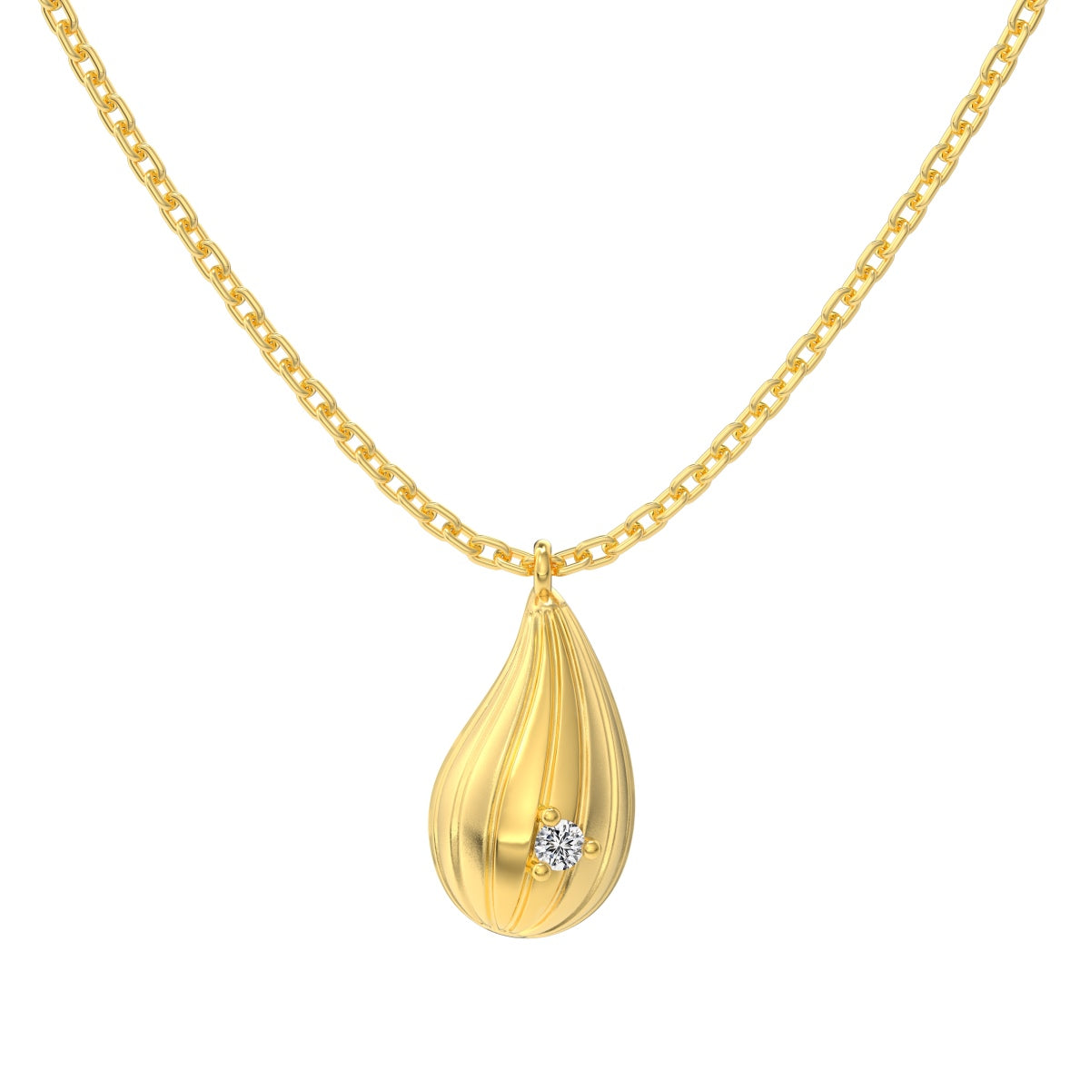 Gold Drop Necklace