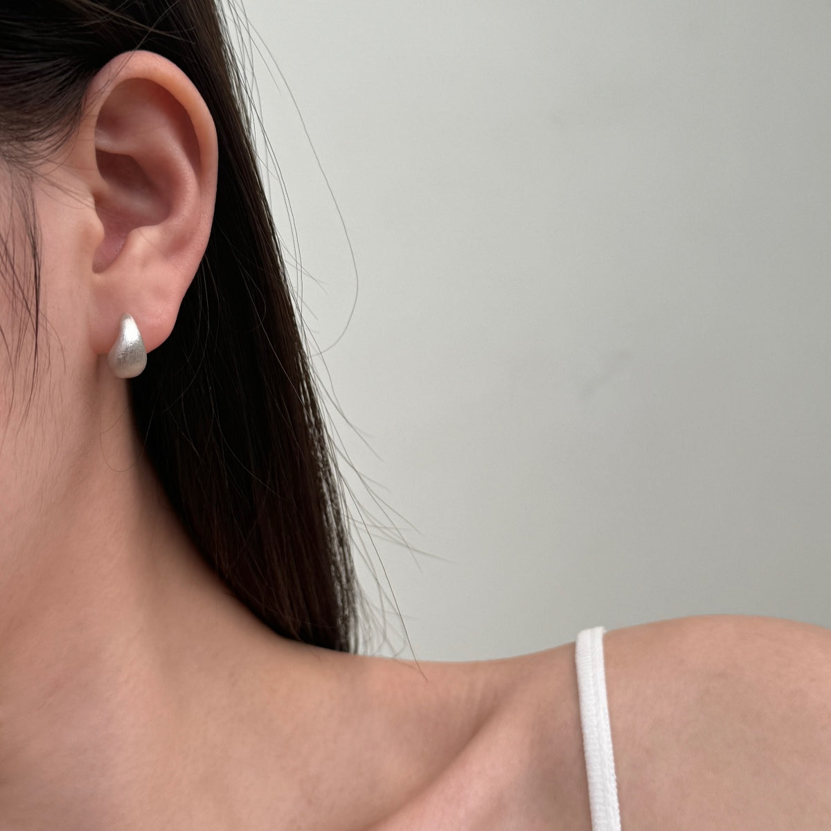 Silver Drop 12MM Earrings