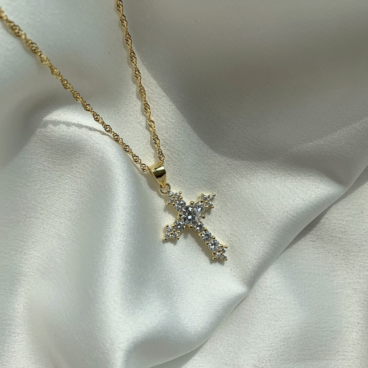 Elsa Cross Necklace