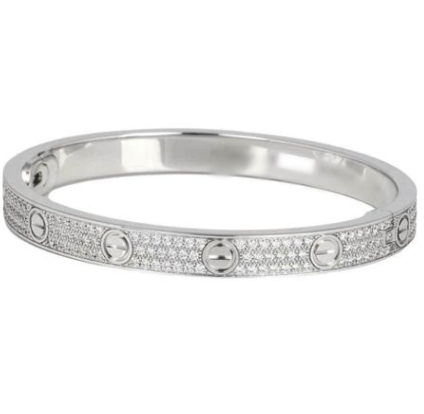 Love Iced 4mm Bangle