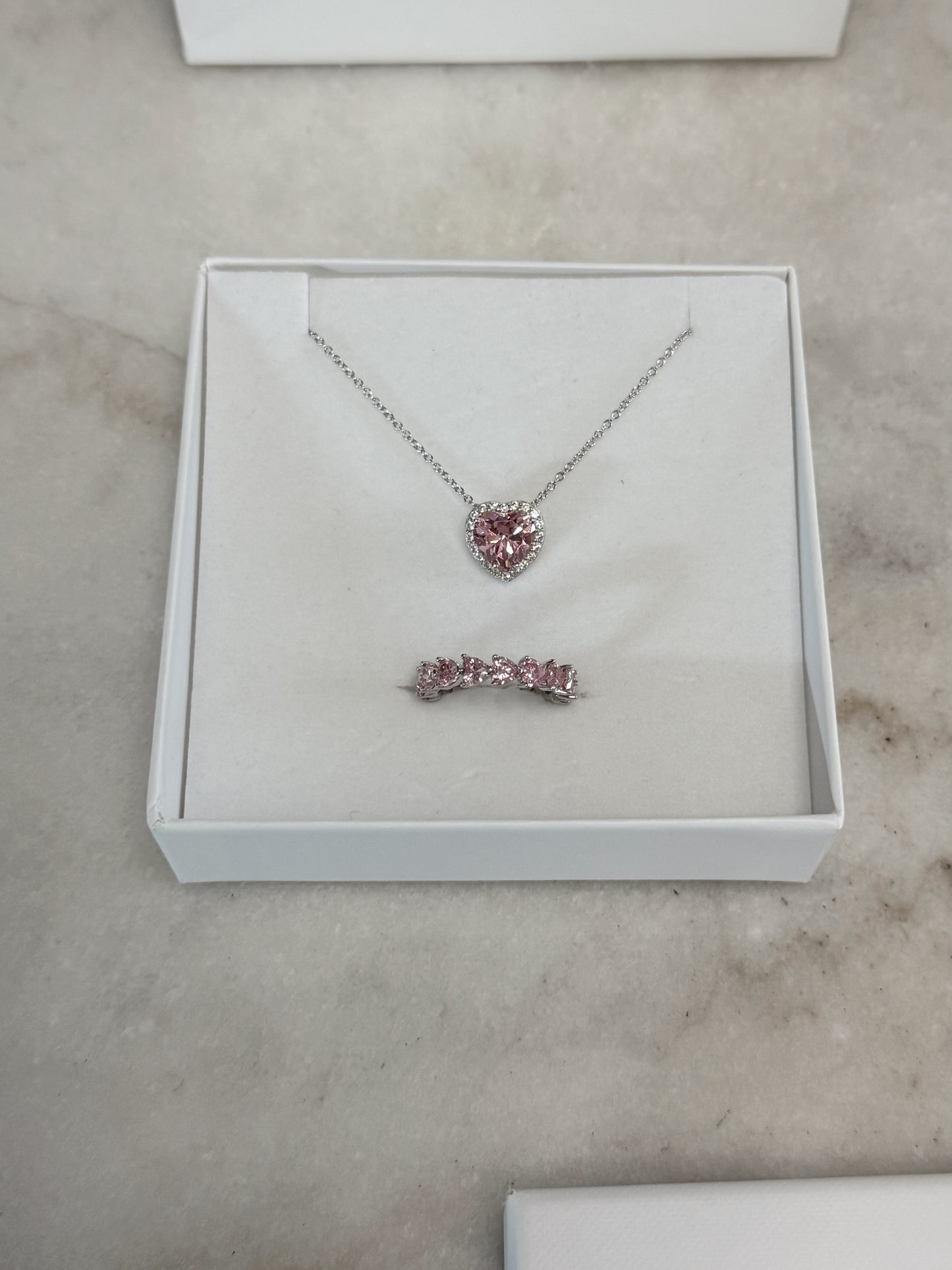 Pink Hearts Set