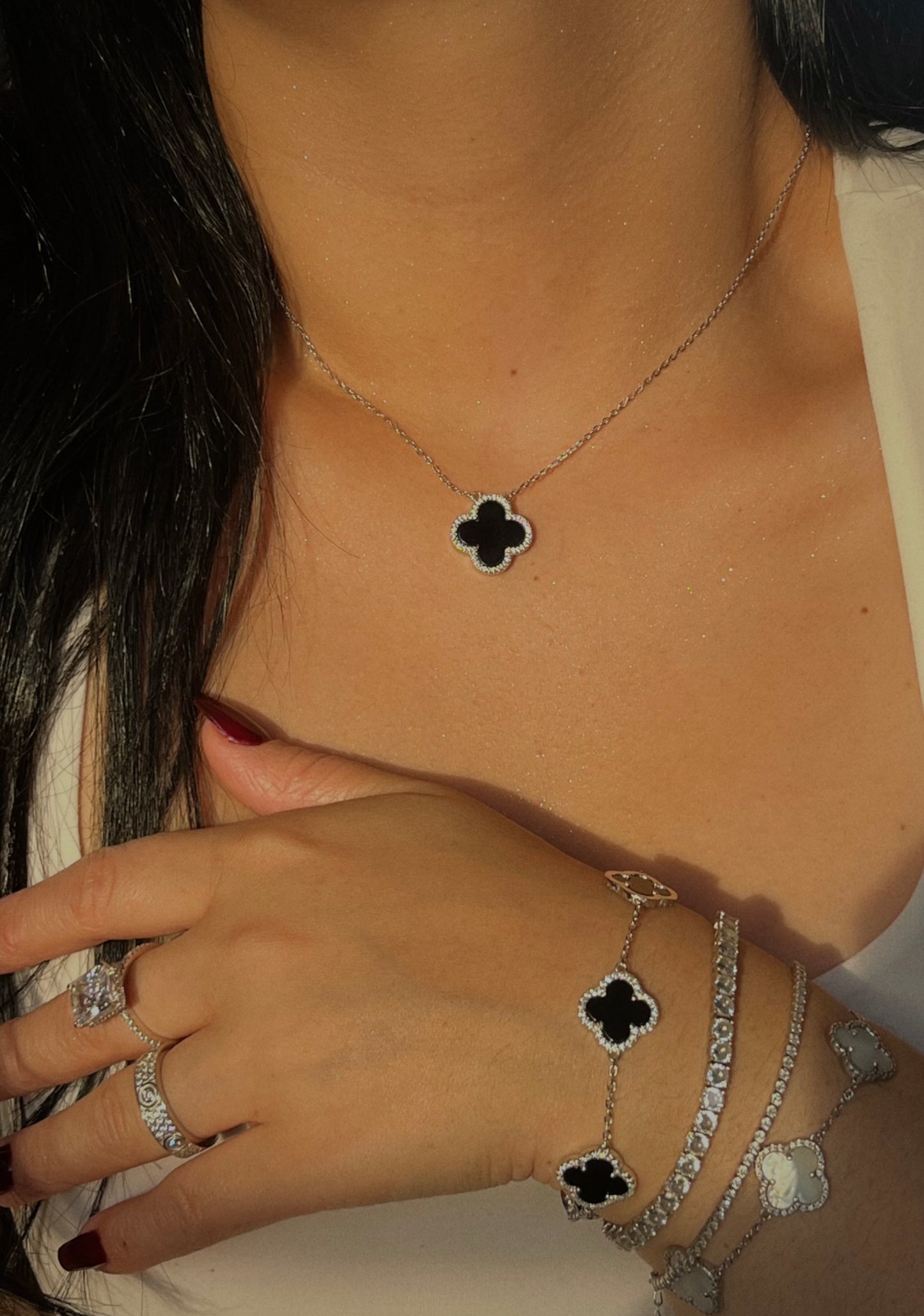 Nomi Black Clover Bracelet