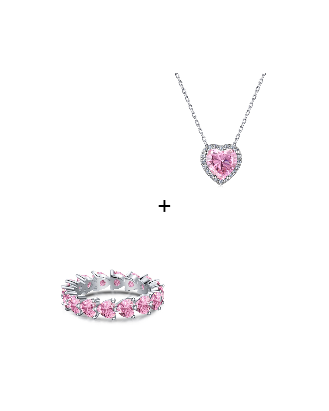 Pink Hearts Set