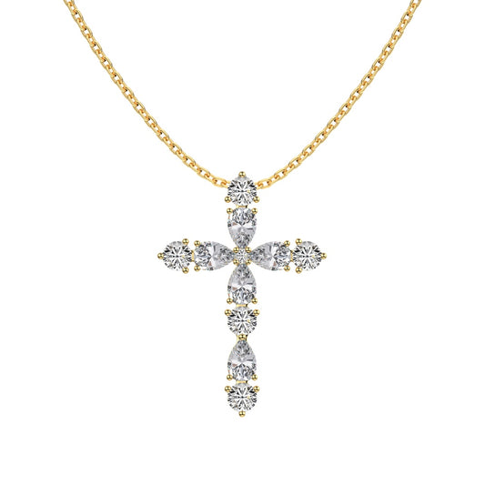Iced Cross necklace